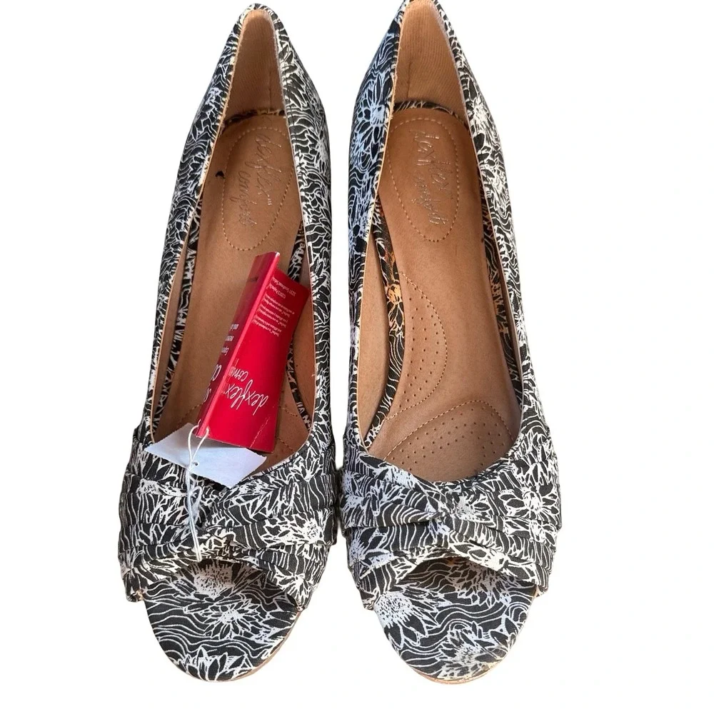 Women's Shoe Bundle Size 10 Flats Heels Dexflex Comfort NWT JustFab‎ Cato Lot